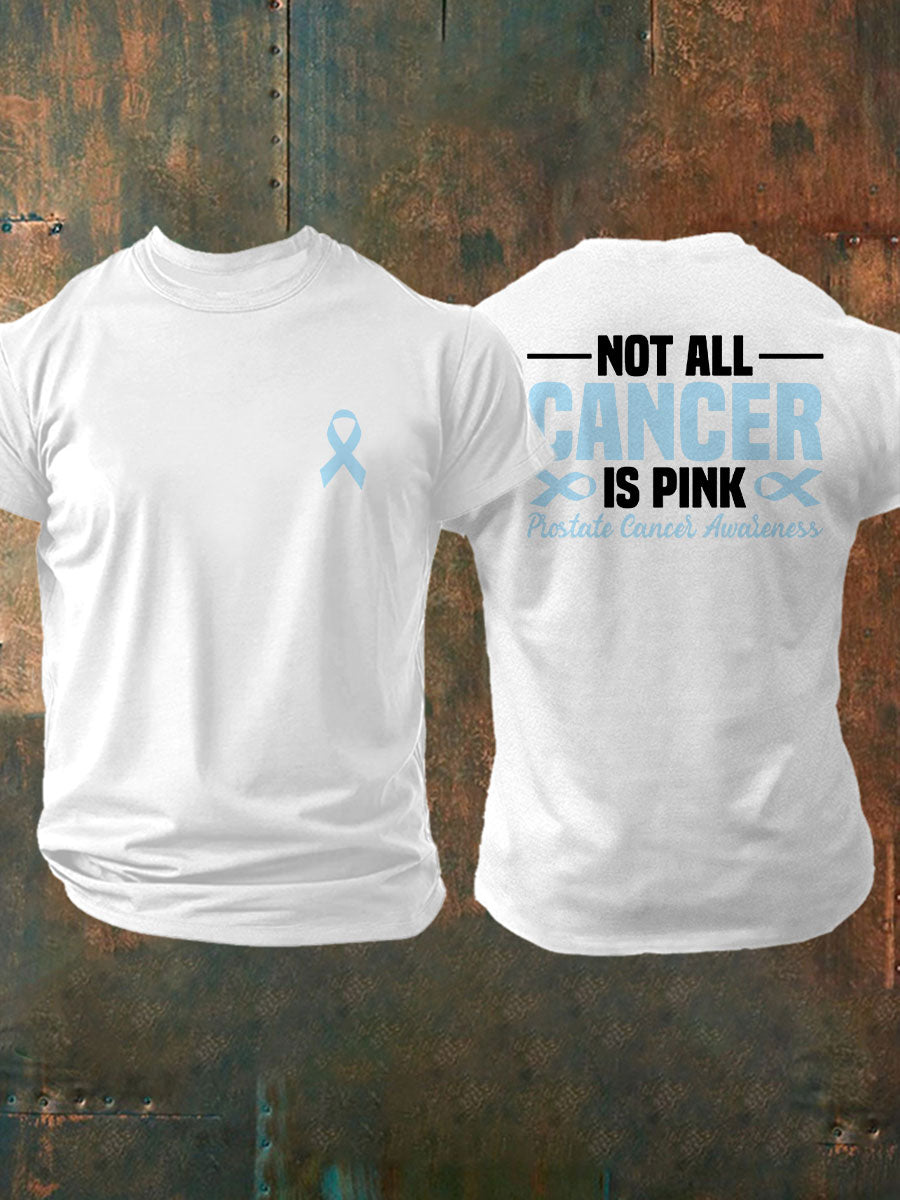 Männer Prostata krebs Bewusstsein Print Casual T-Shirt