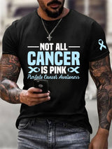 Männer Prostata krebs Bewusstsein Print Casual T-Shirt