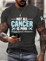 Männer Prostata krebs Bewusstsein Print Casual T-Shirt