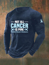 Männer Prostata krebs Bewusstsein Print Casual T-Shirt