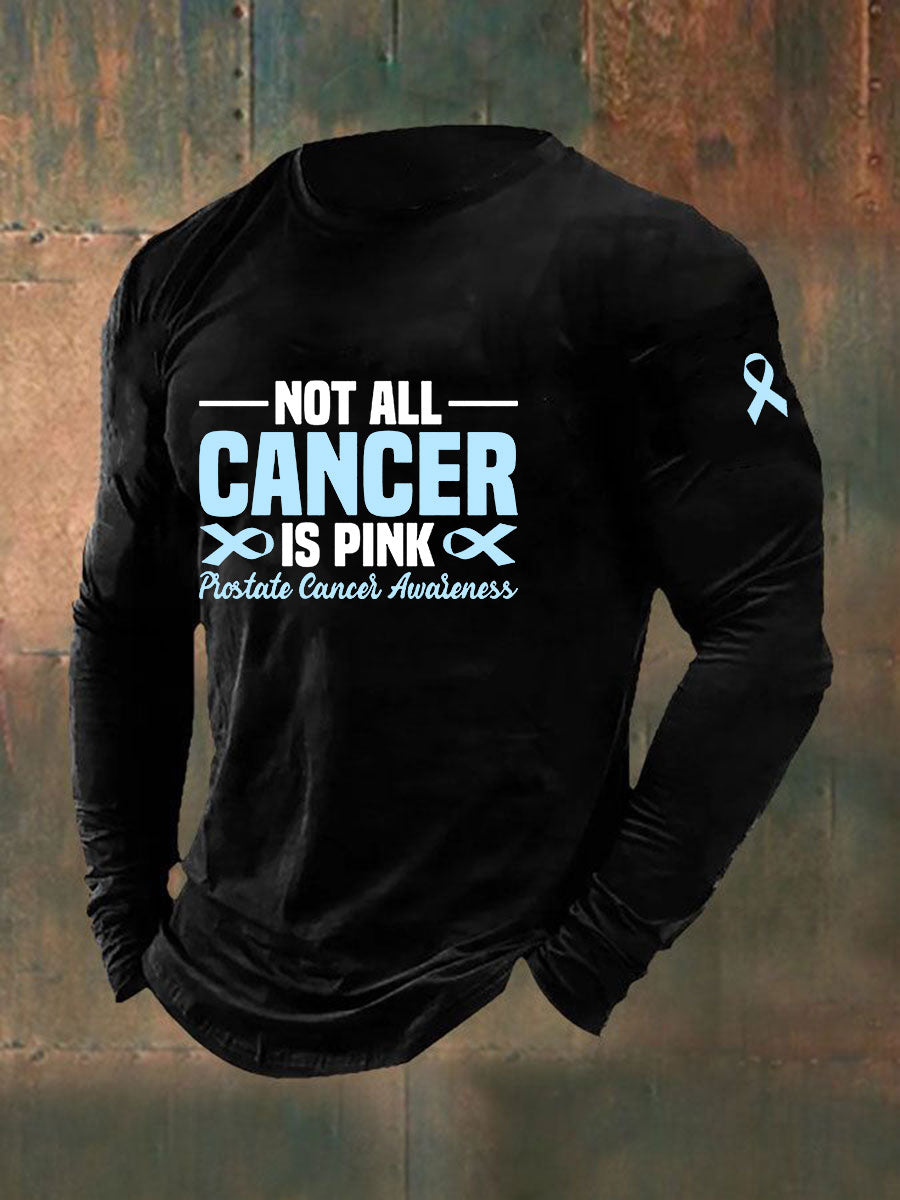 Männer Prostata krebs Bewusstsein Print Casual T-Shirt
