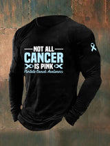 Männer Prostata krebs Bewusstsein Print Casual T-Shirt