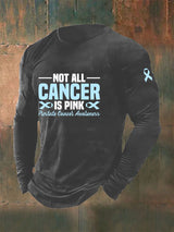Männer Prostata krebs Bewusstsein Print Casual T-Shirt
