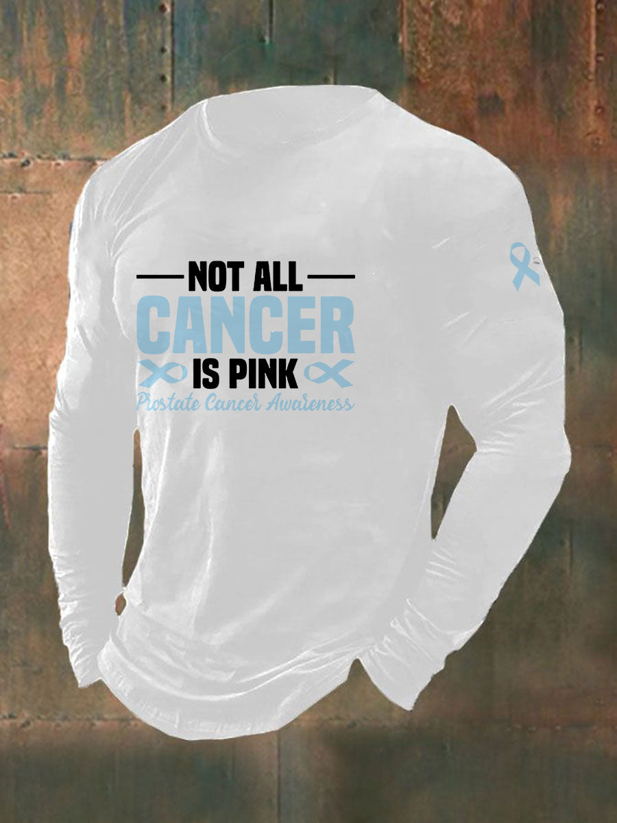 Männer Prostata krebs Bewusstsein Print Casual T-Shirt