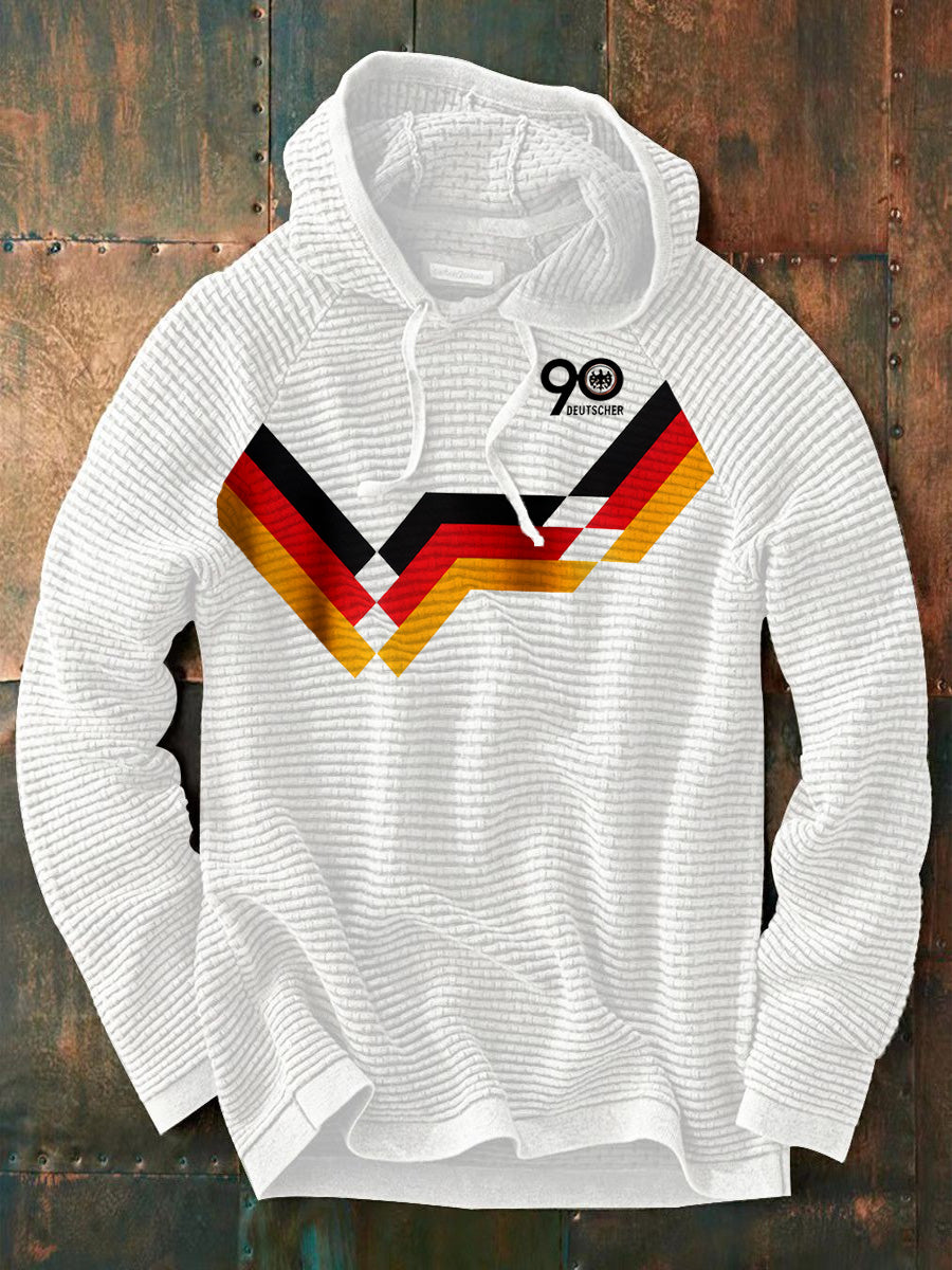 Herren Hoodie mit deutschem Kunstdruck