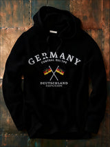 Herren Hoodie mit deutschem Kunstdruck