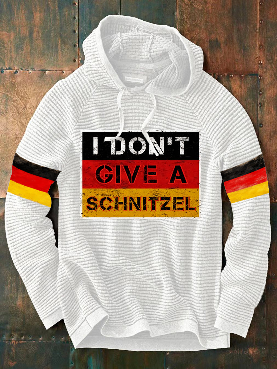 Herren Hoodie mit deutschem Kunstdruck