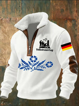 Deutsches Kunstdruck-Sweatshirt für Herren, Volkstrauertag