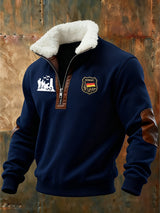 Herren-Sweatshirt mit deutschem Vintage-Kunstdruck