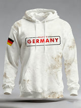 Herren-Sweatshirt mit deutschem Vintage-Kunstdruck