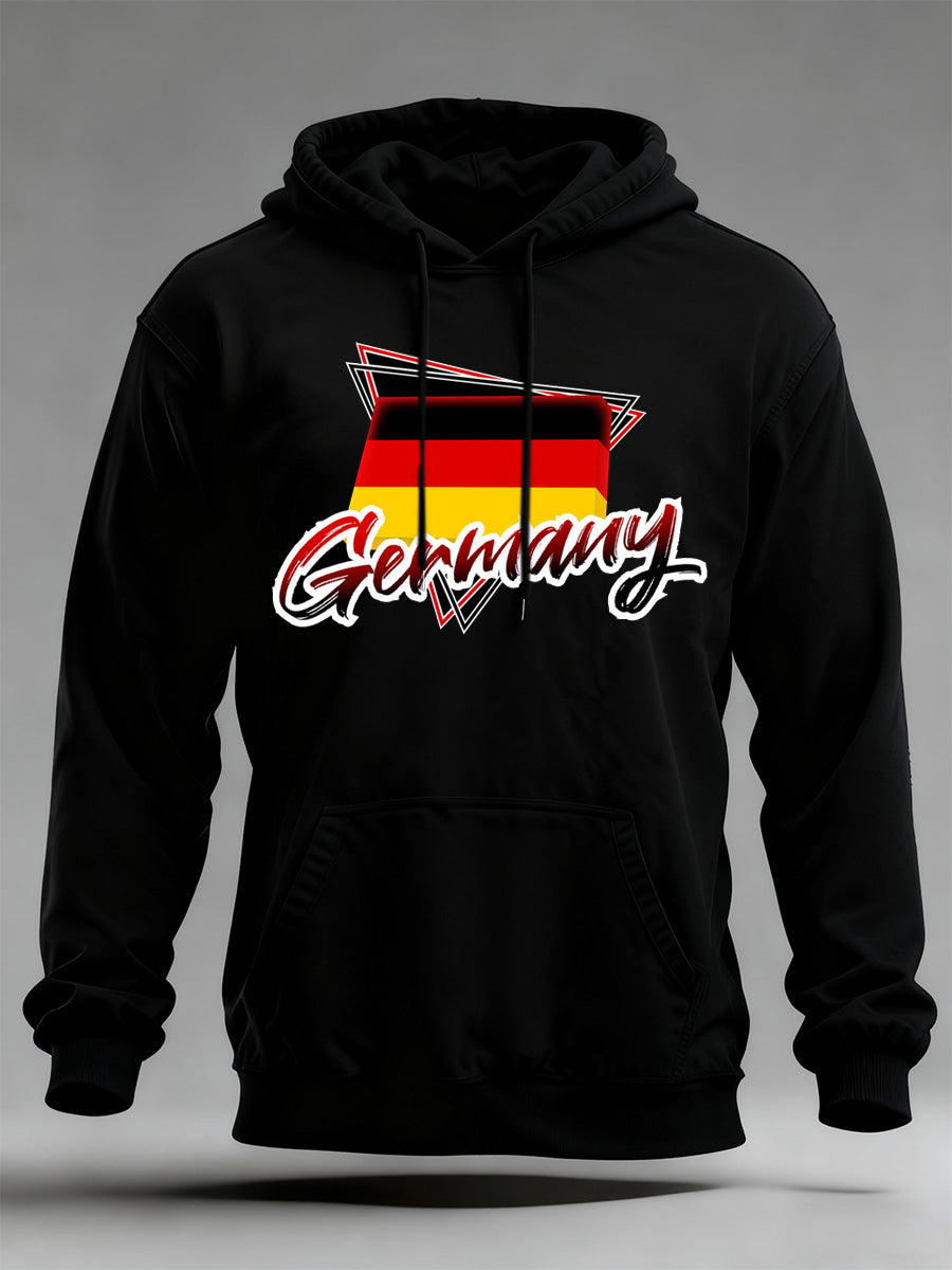 Herren-Sweatshirt mit deutschem Vintage-Kunstdruck