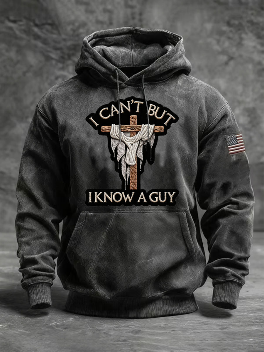Männer Ich kann nicht, aber ich kenne einen Guy Hoodie