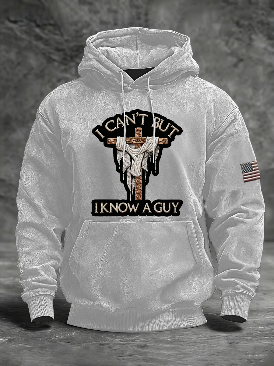 Männer Ich kann nicht, aber ich kenne einen Guy Hoodie