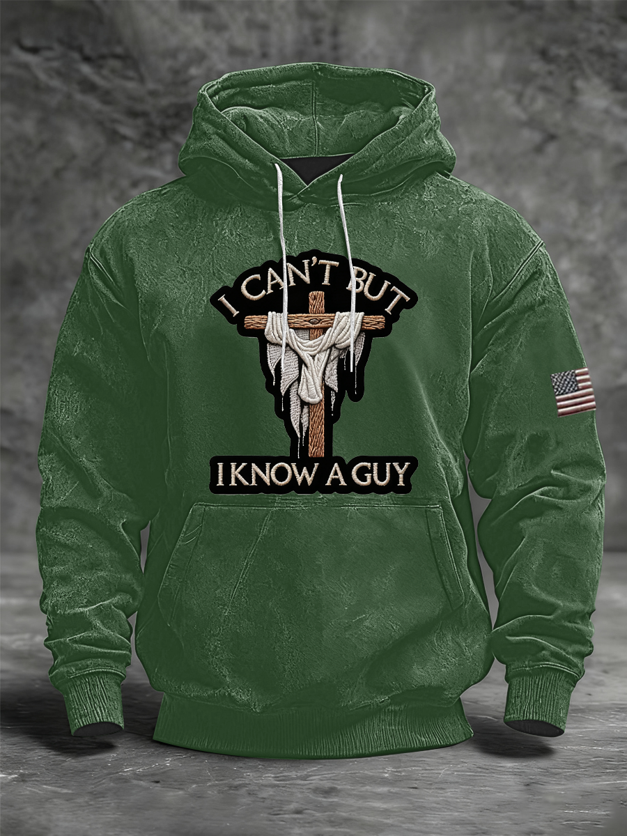 Männer Ich kann nicht, aber ich kenne einen Guy Hoodie