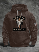 Männer Ich kann nicht, aber ich kenne einen Guy Hoodie