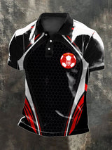 Herren Sleek Deutschland Fußball Emblem Polo Shirt