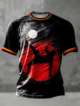 Männer Dynamic Soccer Kick Grafik Deutschland-unter dem Motto T-Shirt