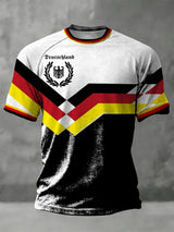 Herren-Klassiker "Deutschland" Adler & Lorbeer kranz T-Shirt