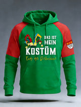 Herren Kölner Karneval Samt Raglan Hoodie