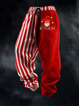 Herren Herren Kölner Karnevals druck Strukturierte lockere Freizeit hosen