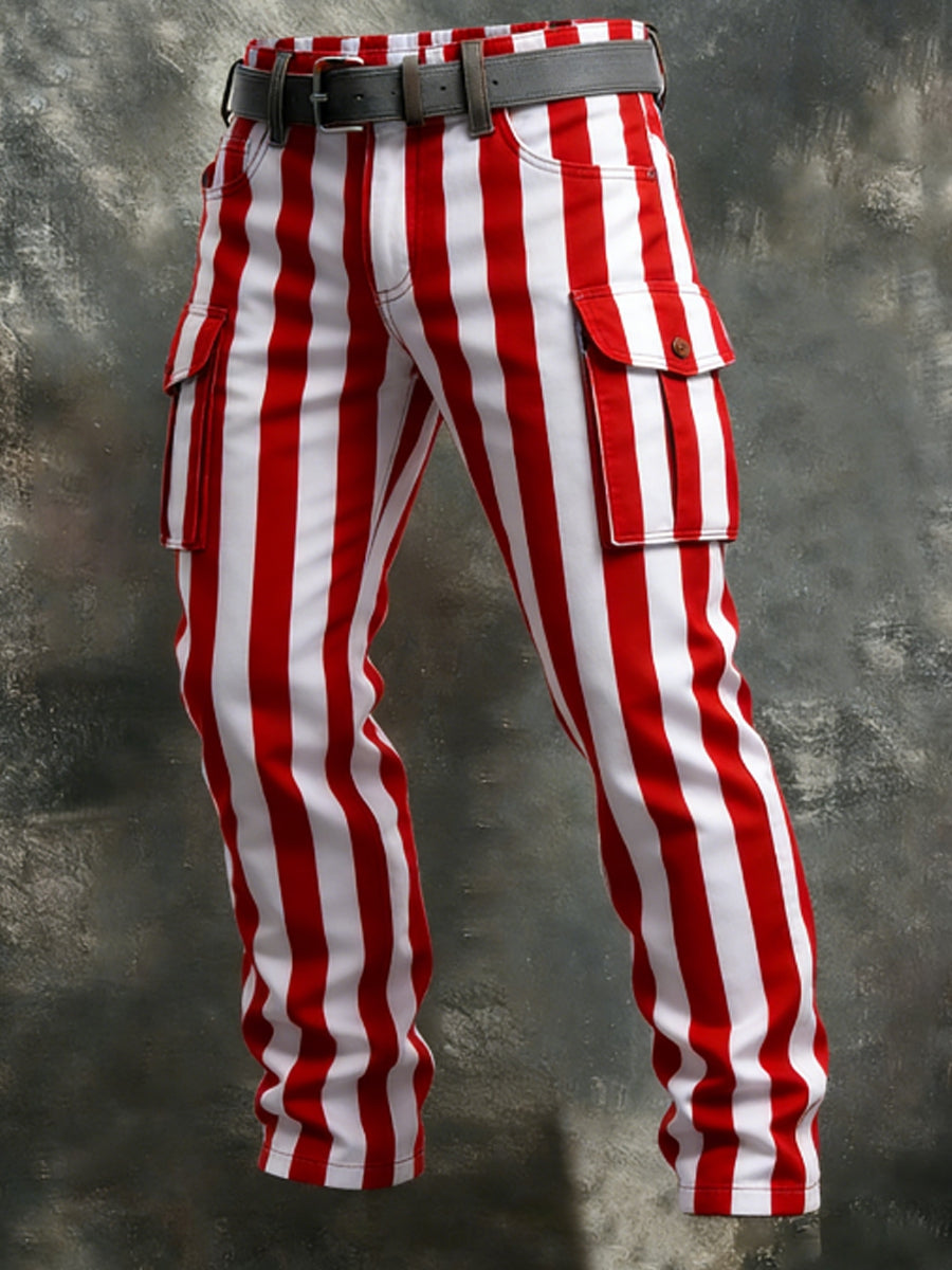 Herren Kölner Karneval Retro Business Style Freizeit hose