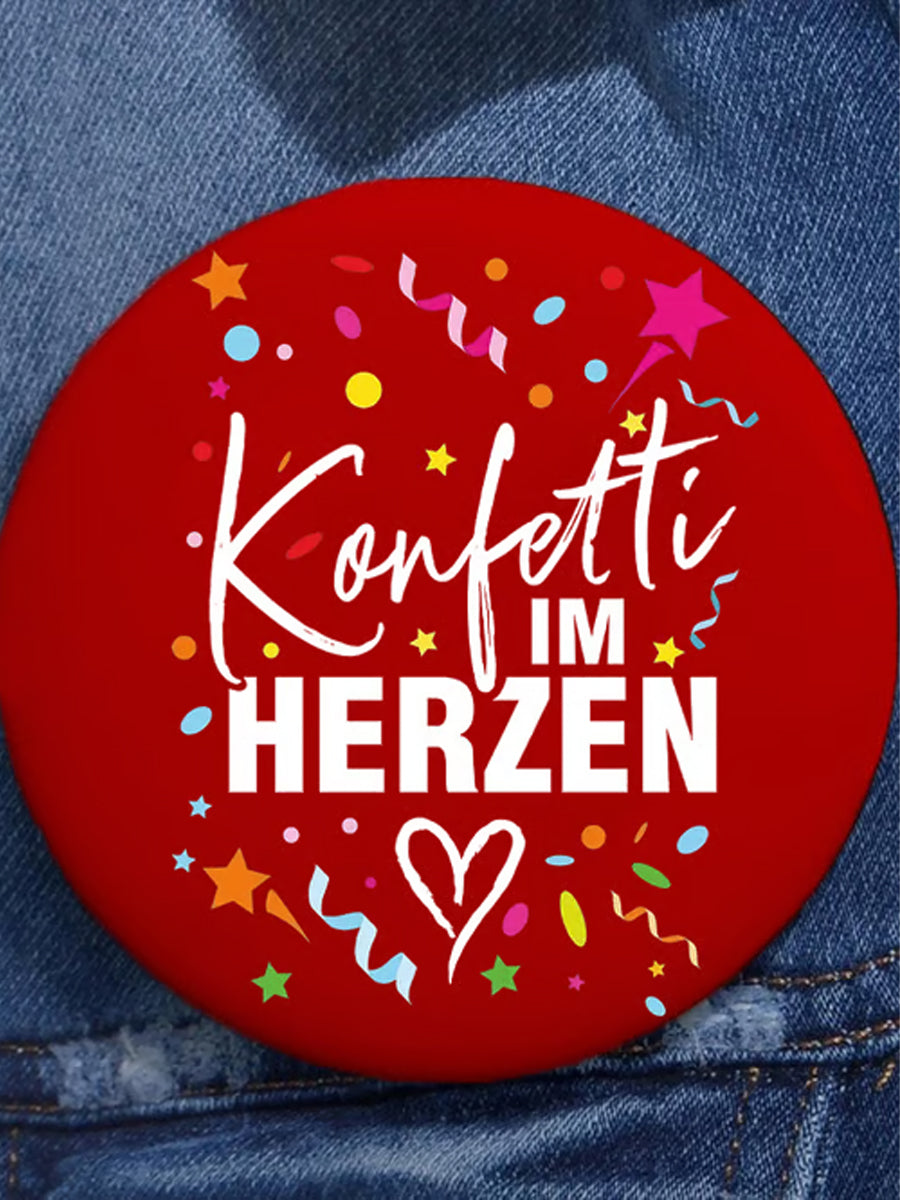 Unisex Kölner Karneval Design Bedruckte Brosche