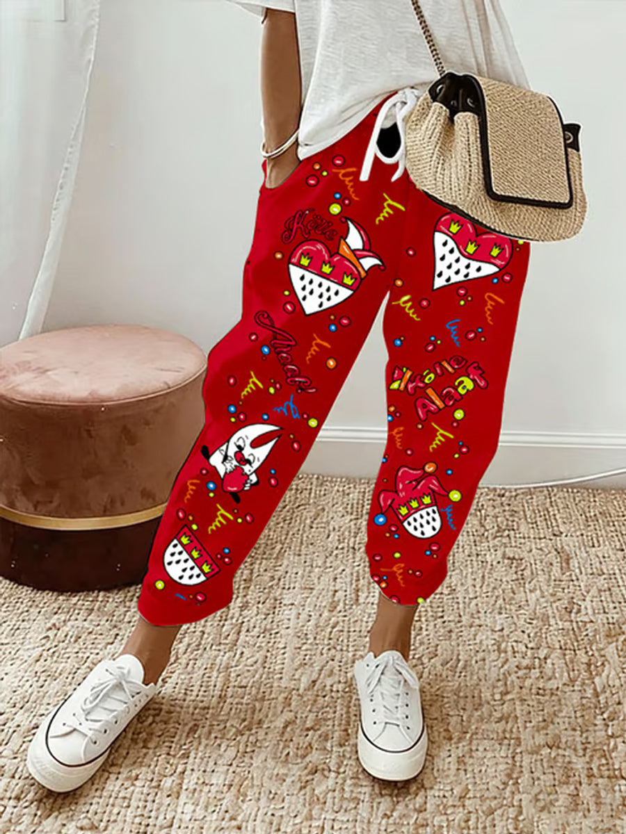 Frauen Kölner Karnevals druck Freizeit hosen