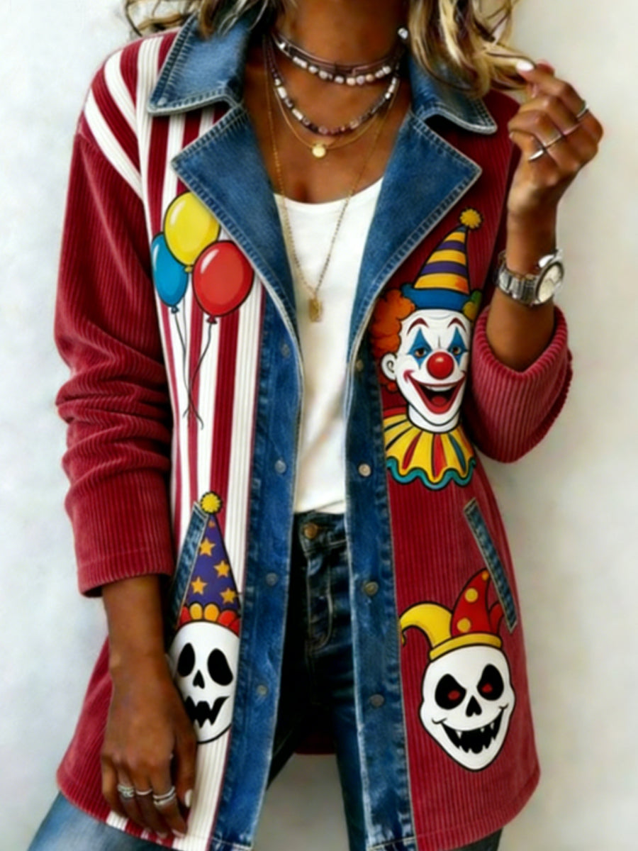Damen Kölner Karneval Cord Anzug Jacke