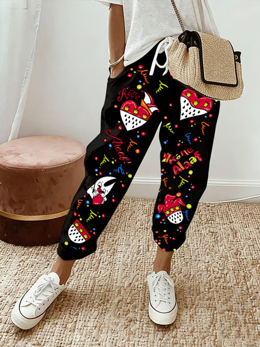 Frauen Kölner Karnevals druck Freizeit hosen