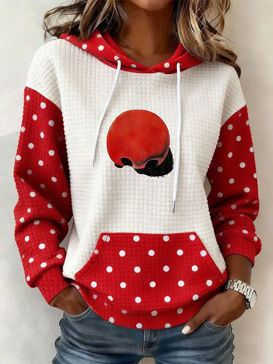 Frauen Kölner Karneval Print Casual Sweatshirt