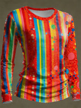 Frauen Deutschland Köln Karneval Print lässig Langarm T-Shirt