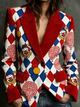 Damen Kölner Karneval Cord Anzug Jacke