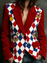 Damen Kölner Karneval Cord Anzug Jacke