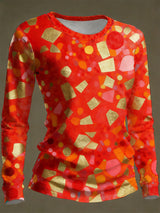 Frauen Deutschland Köln Karneval Print lässig Langarm T-Shirt