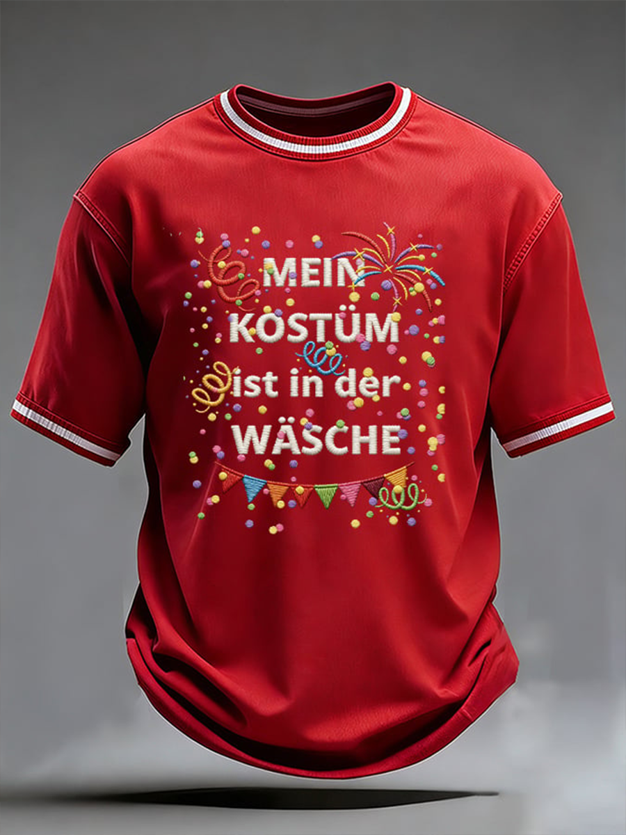 Herren Kölner Karneval T-Shirt mit kurzen Ärmeln