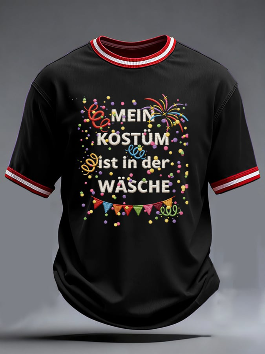 Herren Kölner Karneval T-Shirt mit kurzen Ärmeln