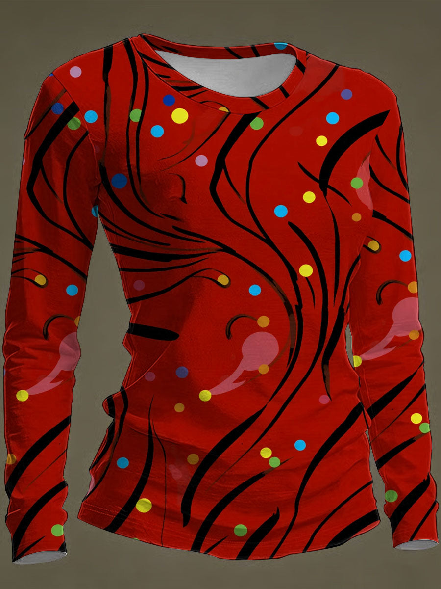 Frauen Deutschland Köln Karneval Print lässig Langarm T-Shirt