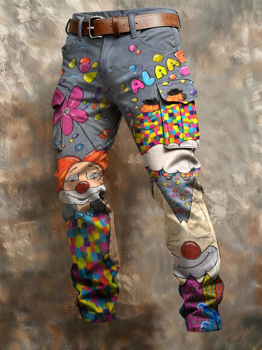 Bedruckte Herren-Hosen von Kölner Karneval