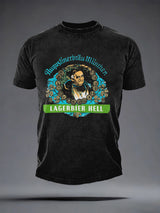 Herren-T-Shirt mit kurzen Ärmeln Bier liebhaber