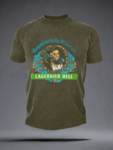 Herren-T-Shirt mit kurzen Ärmeln Bier liebhaber