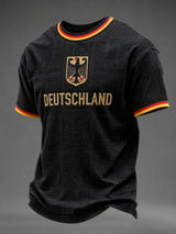 Herren-Fußball-T-Shirt mit Deutschland-Druck