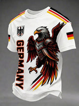 Herren-Fußball-T-Shirt mit Deutschland-Druck
