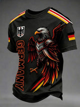 Herren-Fußball-T-Shirt mit Deutschland-Druck