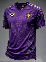 Men's SCOTLAND Printed V-neck T-shirt