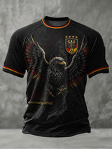 Herren-Fußball-T-Shirt mit Deutschland-Druck