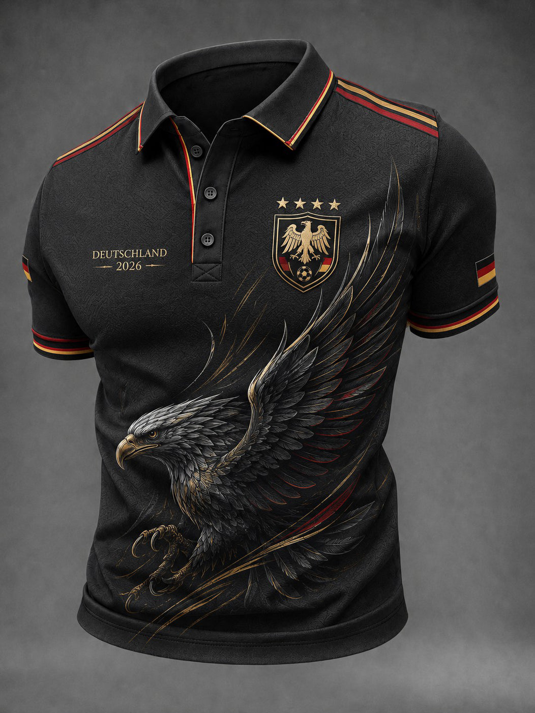 Herren-Fußballshirt mit Deutschland-Druck