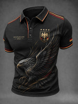 Herren-Fußballshirt mit Deutschland-Druck