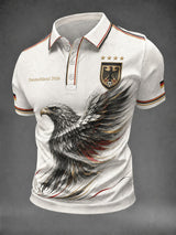 Herren-Fußballshirt mit Deutschland-Druck
