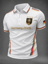 Herren-Fußballshirt mit Deutschland-Druck