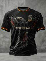 Herren-Fußball-T-Shirt mit Deutschland-Druck